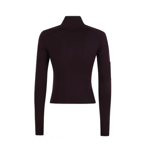 Zip-Up Knit Jacket