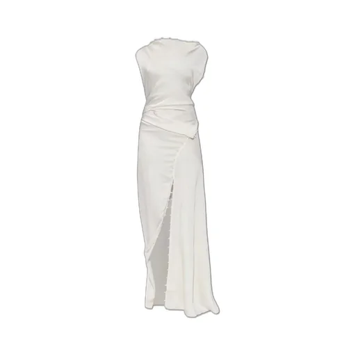 Asymmetrical Draped Dress