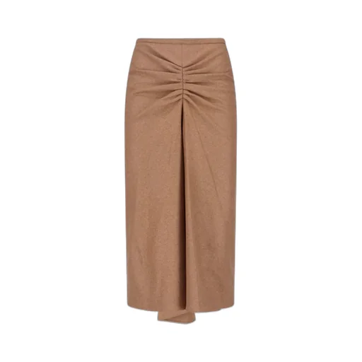 Ruched Maxi Skirt
