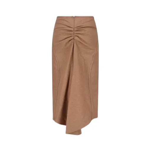 Ruched Maxi Skirt