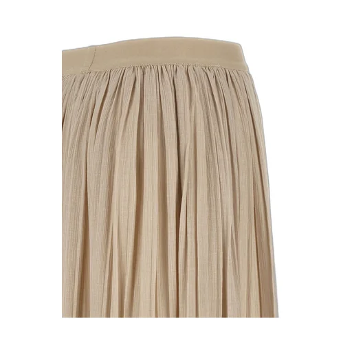 Pleated Maxi Skirt