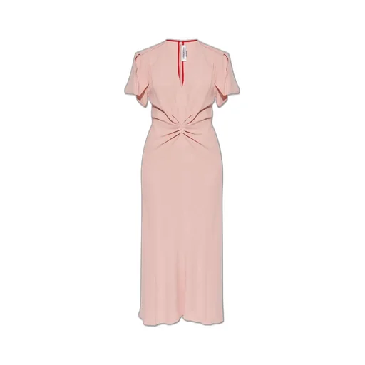 Twisted Waist Midi Dress