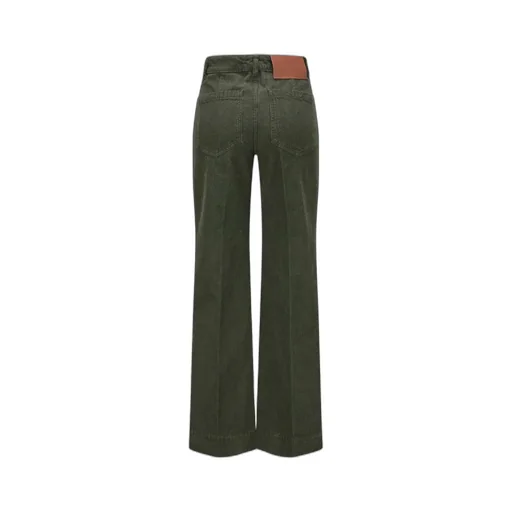 Wide-Leg Corduroy Trousers