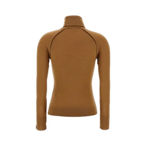 Turtleneck Sweater With Cut-Out Detail