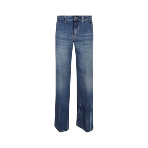 High-Waisted Flared Jeans
