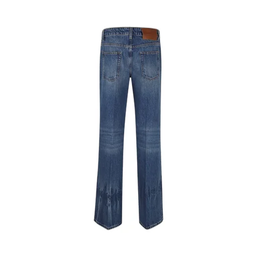 High-Waisted Flared Jeans