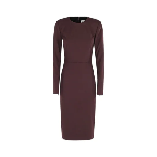 Long-Sleeve Midi Dress