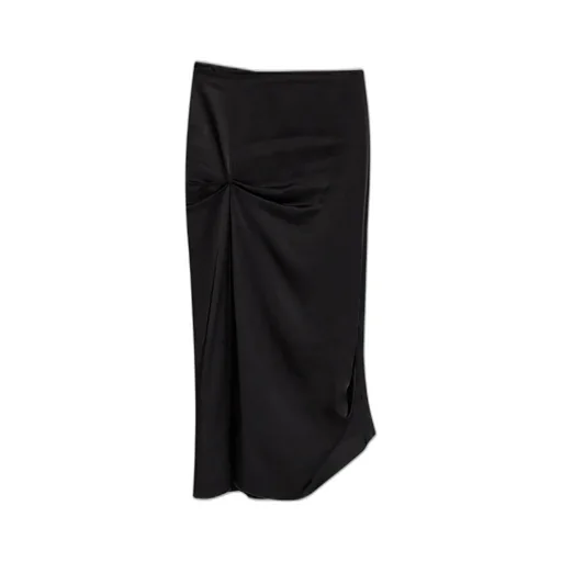 Draped Midi Skirt