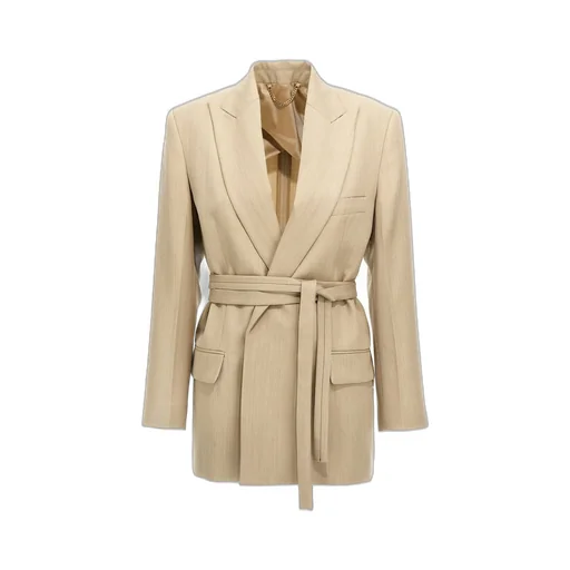 Belted Shawl Collar Blazer