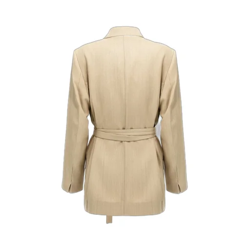 Belted Shawl Collar Blazer