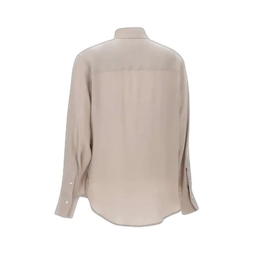 Ruffled Silk Blouse