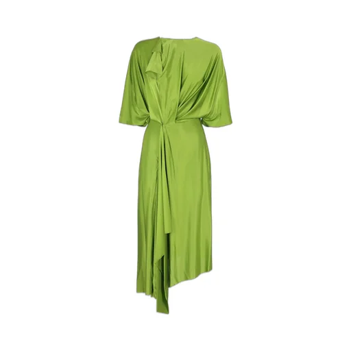 Asymmetric Draped Dress