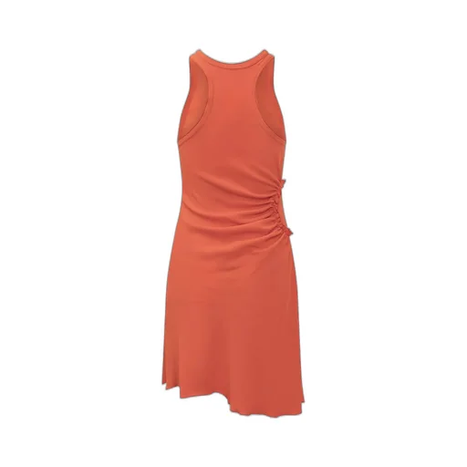 Asymmetric Ruched Dress