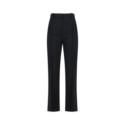 High-Rise Straight-Leg Trousers