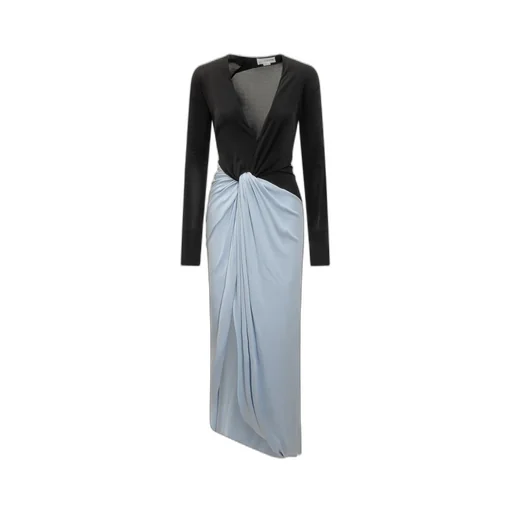 Twisted Draped Maxi Dress