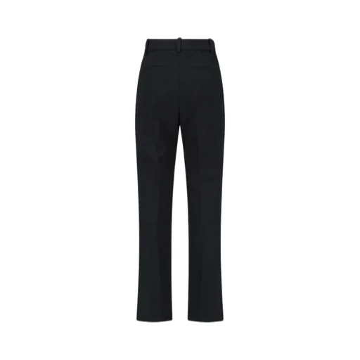 High-Rise Straight-Leg Trousers