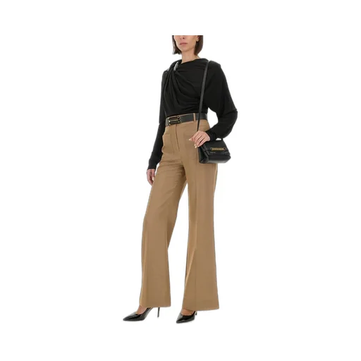 Draped Long-Sleeve Top