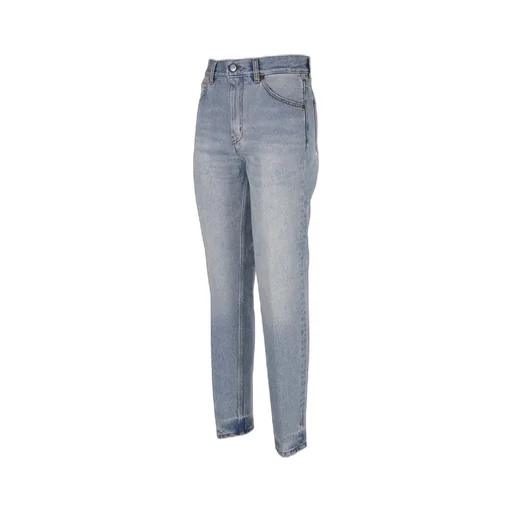 High-Waisted Straight Leg Jeans