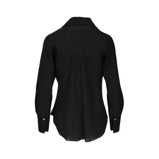 V-Neck Button-Up Shirt