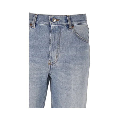 High-Waisted Straight Leg Jeans