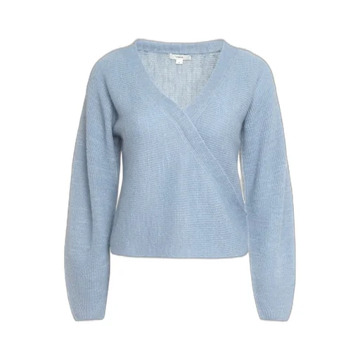 Wrap Front Knit Sweater