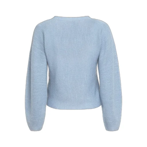 Wrap Front Knit Sweater
