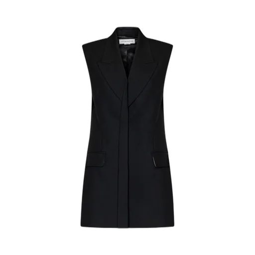 Sleeveless Longline Blazer