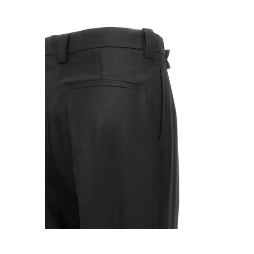 High-Waisted Pleated Trousers