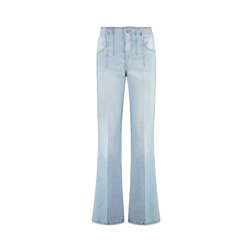 High-Waisted Flared Jeans