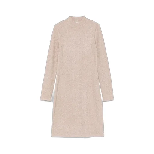 Ribbed Mock Neck Dress