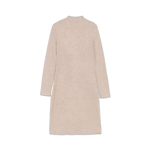 Ribbed Mock Neck Dress