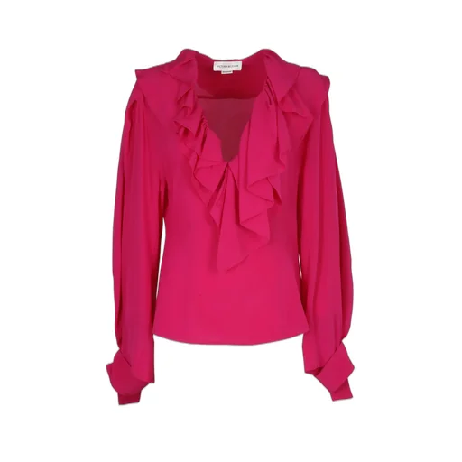 Ruffle Trim Blouse