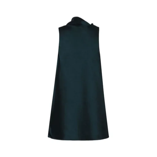 Sleeveless Drape Dress