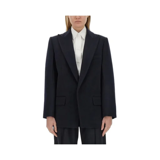 Single-Breasted Wool Blazer