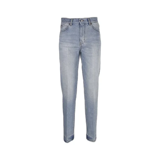 High-Waisted Straight Leg Jeans