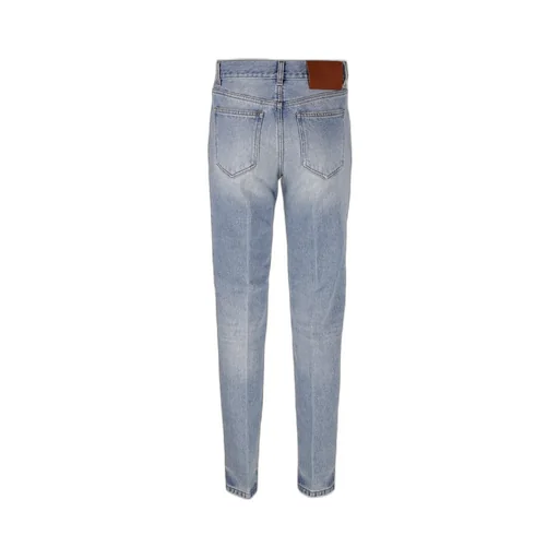 High-Waisted Straight Leg Jeans
