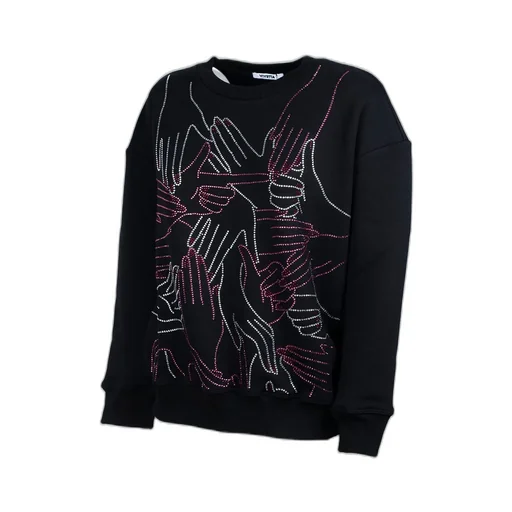 Sweatshirt With Hand Graphic