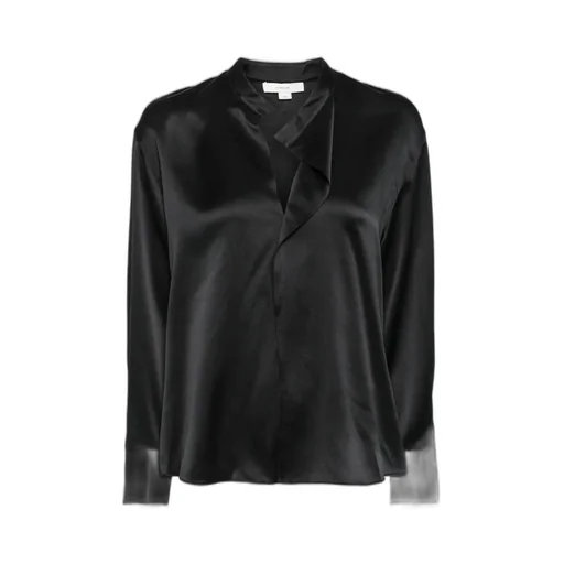 V-Neck Silk Blouse