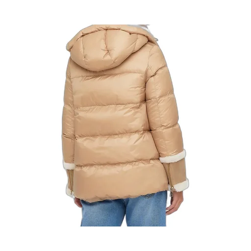 Aviator Jacket With Shearling Trim