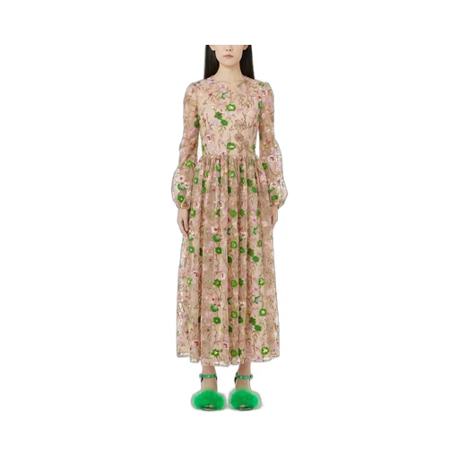 Floral Embroidered Dress