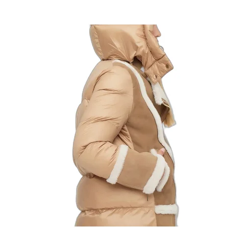 Aviator Jacket With Shearling Trim