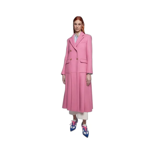 Double-Breasted Coat Dress