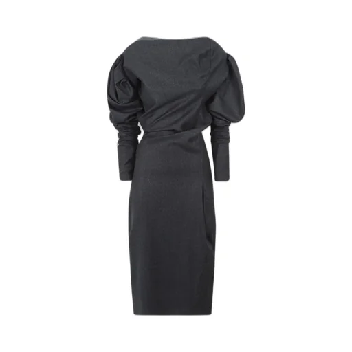 Dress With Voluminous Sleeves