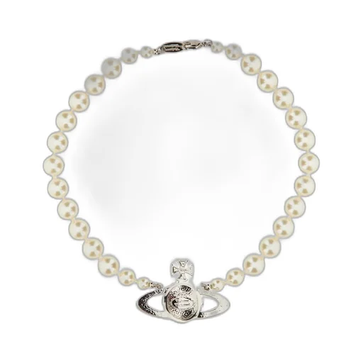 Pearl Necklace With Orb Pendant