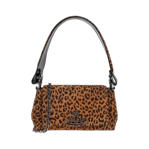 Vivienne Westwood Leopard Print Shoulder Bag