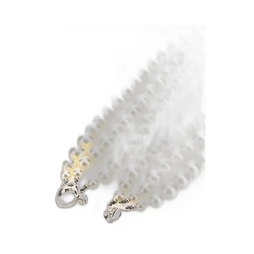 Three-Row Pearl Necklace
