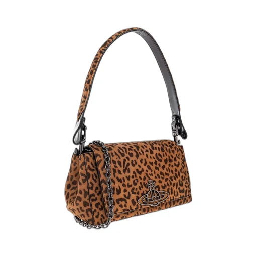 Vivienne Westwood Leopard Print Shoulder Bag