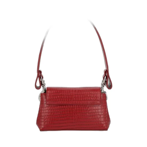 Vivienne Westwood Small Croc Embossed Shoulder Bag