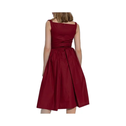 Draped Bustier Dress