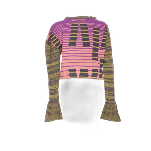 Logo Print Knit Sweater